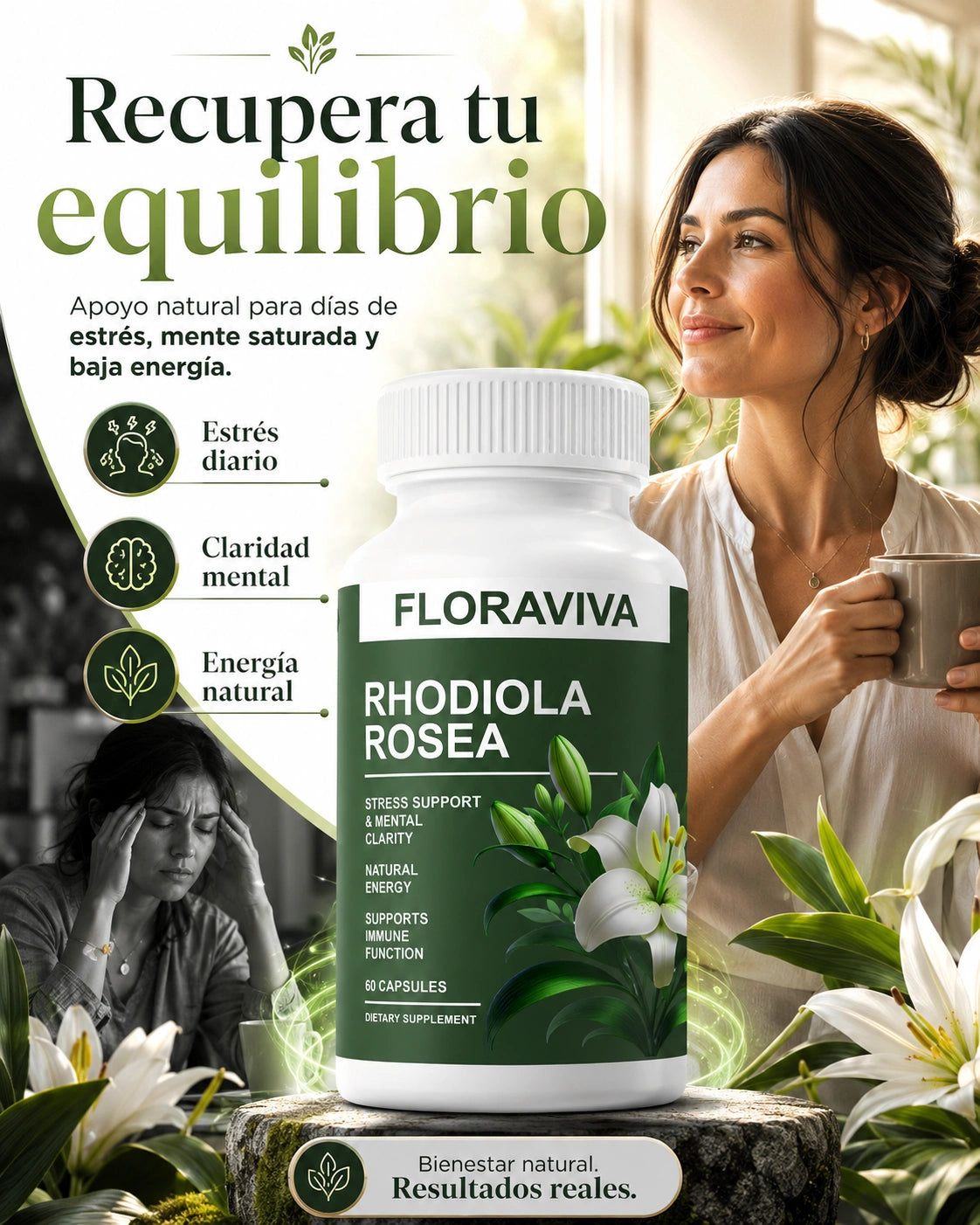 Rhodiola Rosea – Energía, Enfoque y Equilibrio Mental
