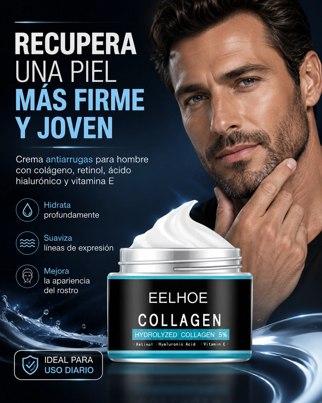 Crema Antiarrugas Para Hombre