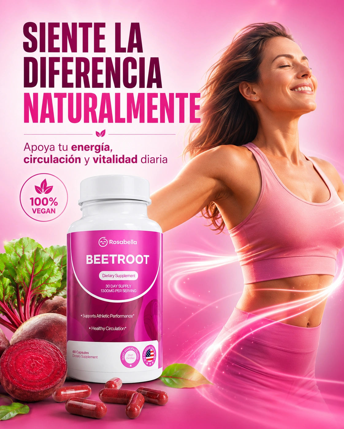 Beetroot™ – cápsulas con extracto de remolacha