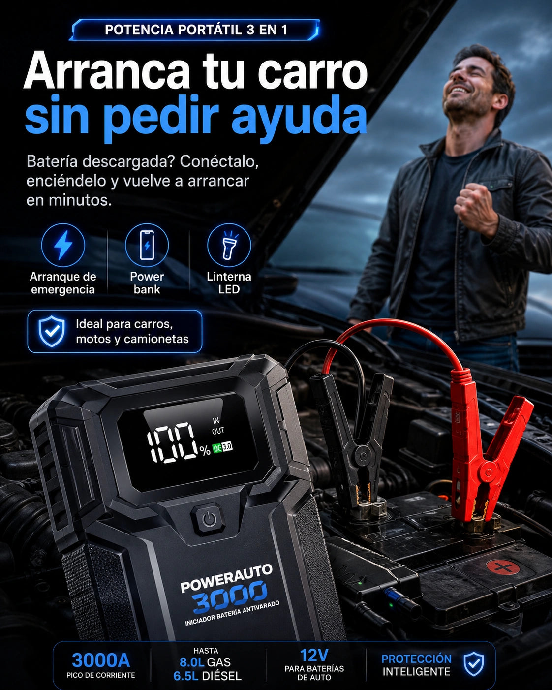 Cargador Batería AntiVarado™
