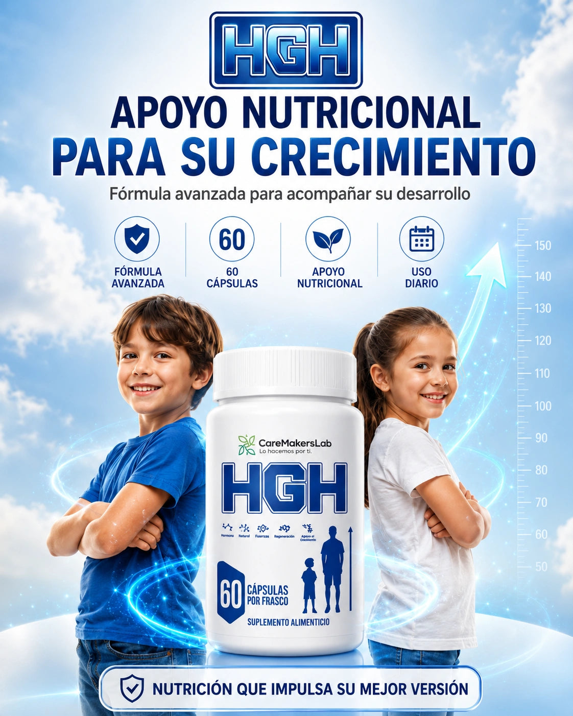 HGH - Crecimiento óptimo y desarrollo físico