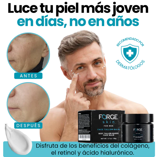 ForgeSkin™ – Crema Antiedad de Cebo de Res